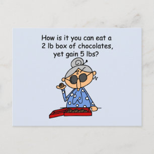 Cartão Postal Sensor de Chocolate