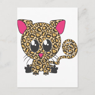 Cartão Postal Sentado Jaguar