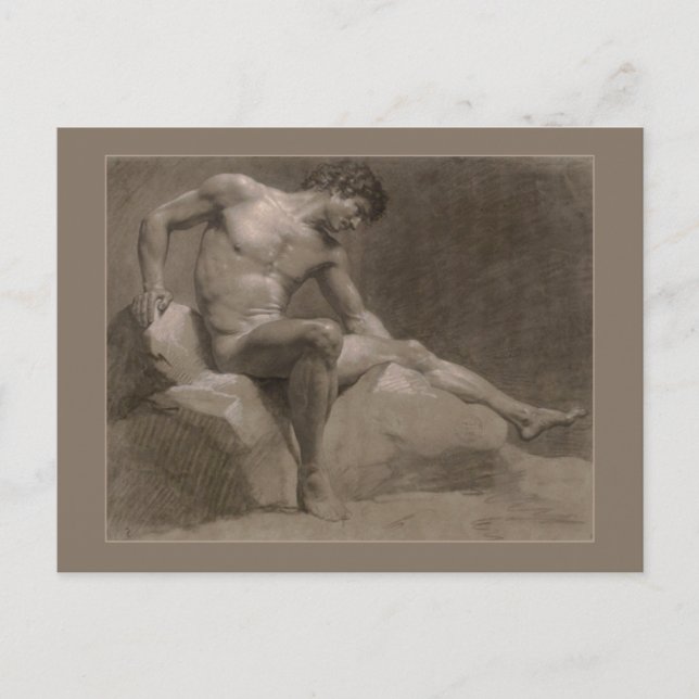 Cartão Postal Sentado por Isabey (Frente)