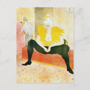 Cartão Postal Sentado por Toulouse-Lautrec