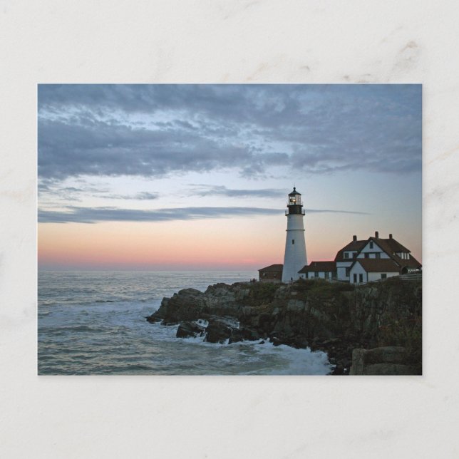 Cartão Postal Sentença ao pôr do sol (Frente)