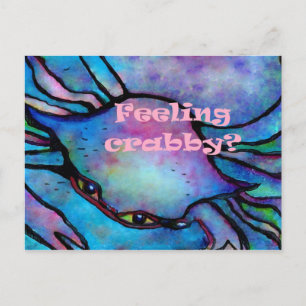 Cartão Postal Sentimento de Crabby