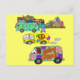 Cartão Postal Sentir o Groovy Baby Boomer