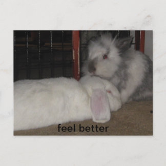 Cartão Postal sentir-se melhor
