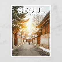 Seoul Bukchon Coreia do Sul Winter