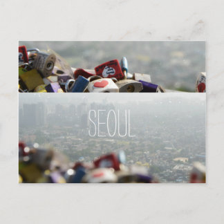Cartão Postal Seoul Love Locks