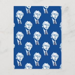 Cartão Postal sequin bernie sanders