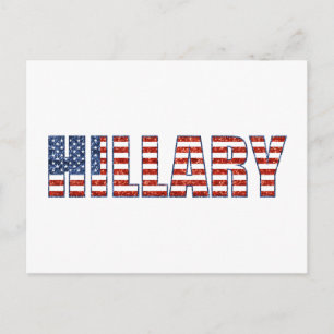 Cartão Postal sequin hillary