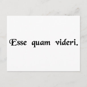 Cartão Postal Ser, em vez de parecer.