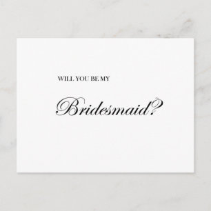 Cartão Postal Será Que Você Vai Ser A Minha Carta De Proposta Da