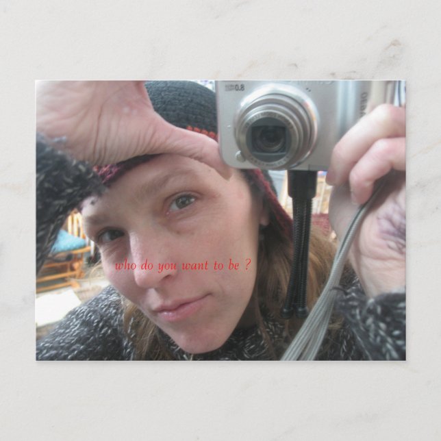 Cartão Postal será quem você quer ser? (Frente)