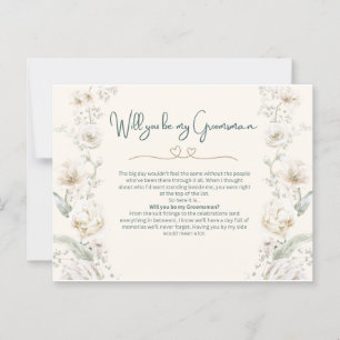 Cartão Postal Serão os meus Padrinhos de casamento - Proposta