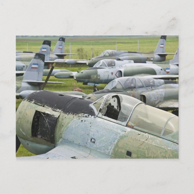 Cartão Postal SERBIA, Belgrado. Museu da Aeronáutica jugoslava (Frente)