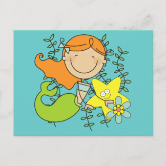 Cartão Postal Sereia do Redhead