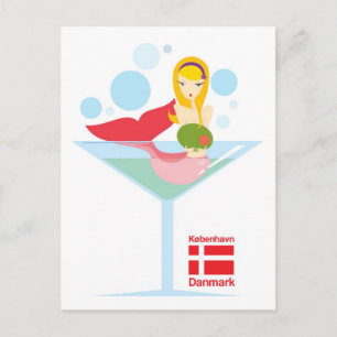 Cartão Postal Sereia não tão pequena