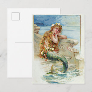 Cartão Postal Sereiazinha, por Hans Christian Andersen