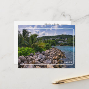 Cartão Postal Serenidade Costeira Jamaicana