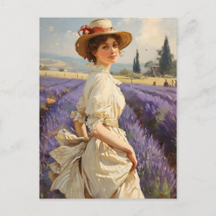 Cartão Postal Serenidade da lavanda: Cartão-postal da Proveniênc