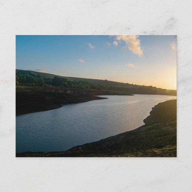 Cartão Postal Serenidade em ouro na Reserva de Baitings (Frente)