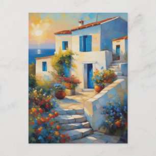 Cartão Postal Serenidade por Sol: Um Sonho Mediterrânico