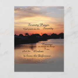 CARTÃO POSTAL SERENITY PRAYER