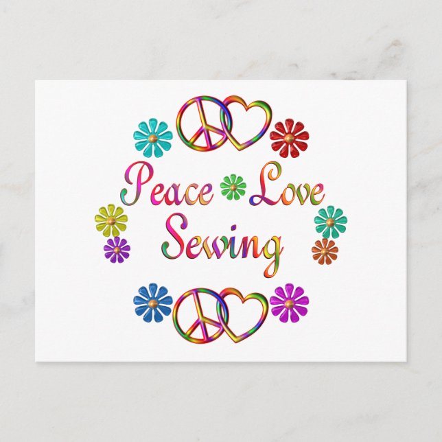 CARTÃO POSTAL SERES DE AMOR DE PAZ (Frente)