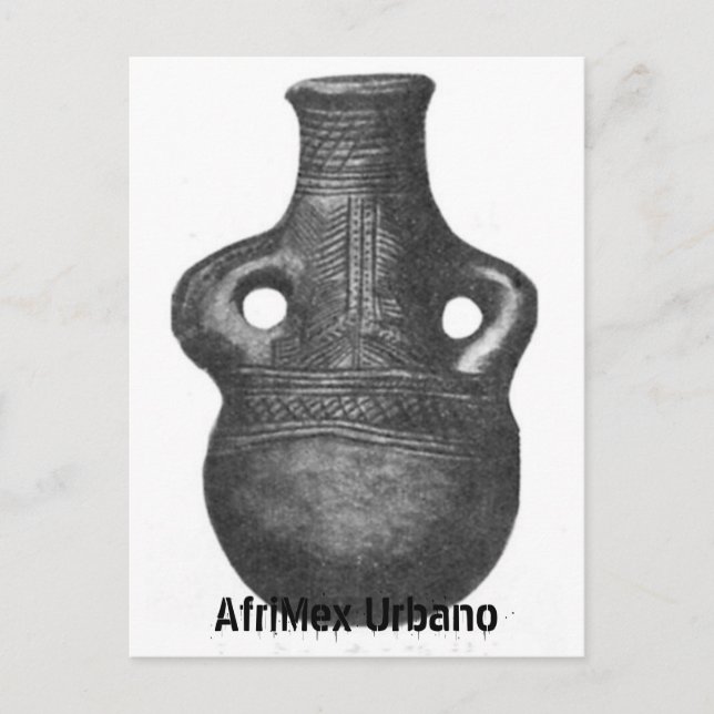 Cartão Postal Série África de Potência Luba (Frente)