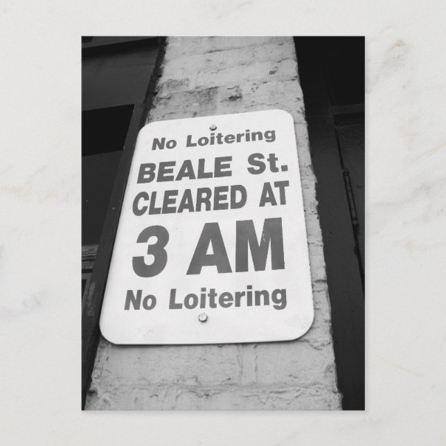 Cartão Postal Série Beale n Blues (Frente)