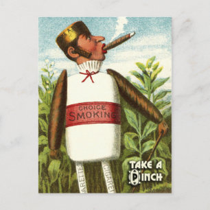 Cartão Postal Série de cartões-postais de legumes antigos: tabac