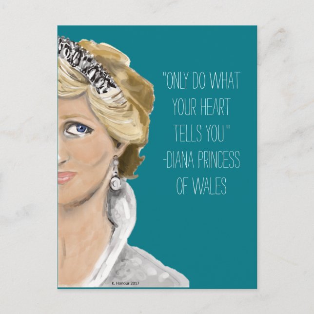 Cartão Postal série de irmãs-Diana (Frente)