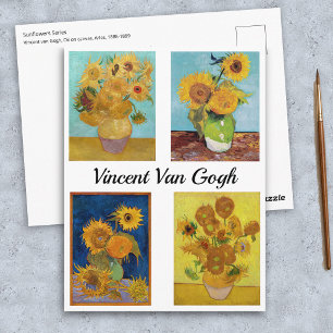Cartão Postal Série Girassóis de Vincent Van Gogh