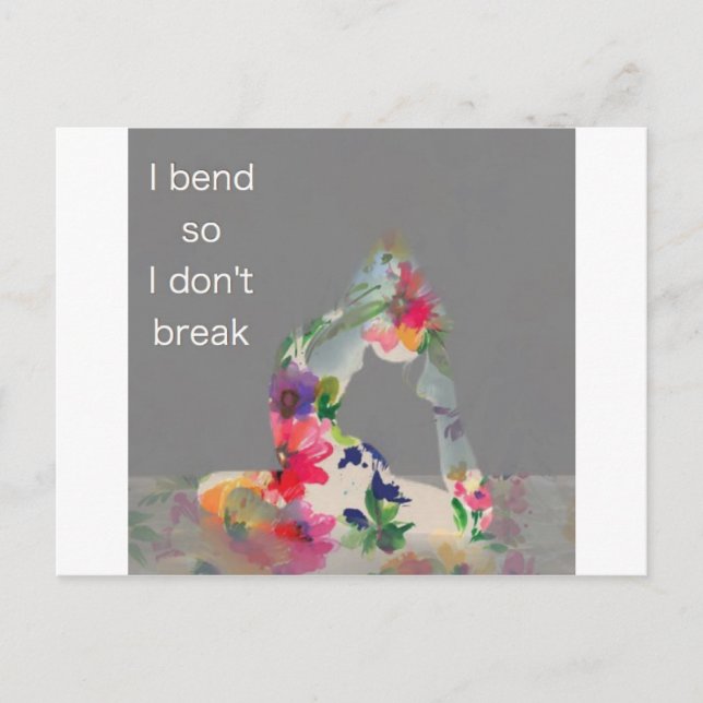 Cartão Postal Série Grace Yoga (Frente)