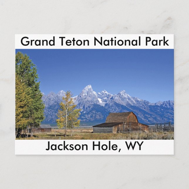 Cartão Postal Série Grand Teton National Park 5 (Frente)