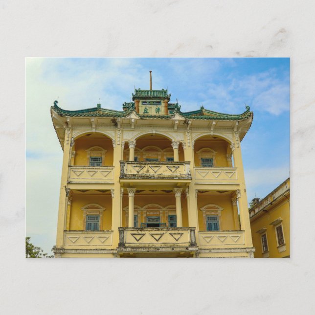 Cartão Postal Série Li Garden: Pilares do tempo (Frente)