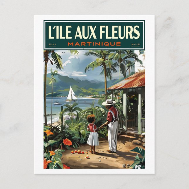 Cartão Postal Série L'île aux Fleurs 2ZFT67-16 (Frente)