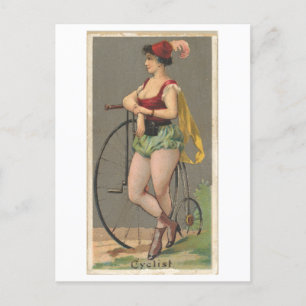 Cartão Postal Série Strong Women nº 16: Vintage ciclista