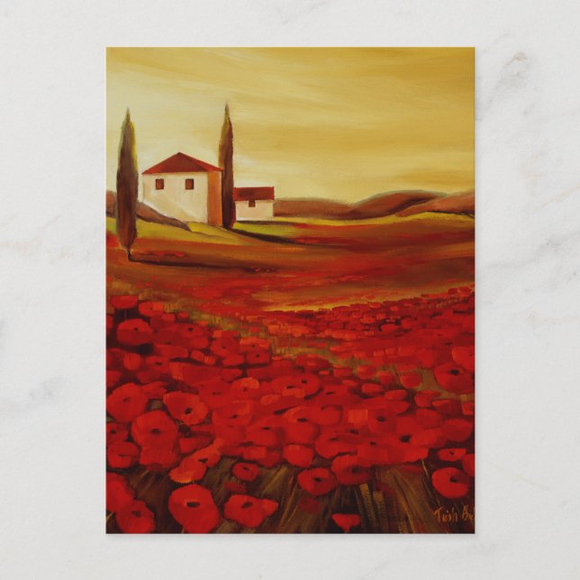 Cartão Postal Série Trish Biddle Tuscany (Frente)
