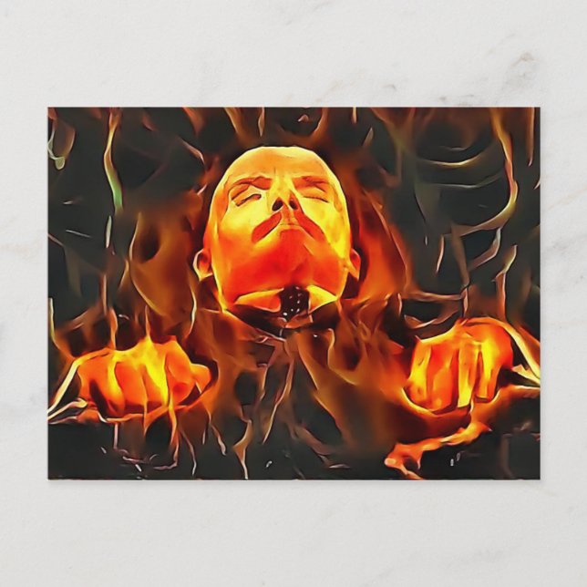 Cartão Postal Série Tyrant nº 4: Lenin Flaming no Display (Frente)