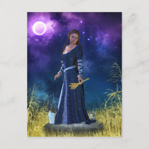 Cartão Postal Série Zodiac: Cartão-postal Virgo
