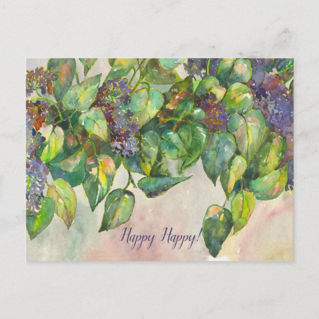 Cartão Postal seringa (Frente)