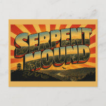 Serpent Mound Floresta de Ohio Ridge Rio Arte