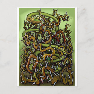 Cartão Postal Serpent Thorns