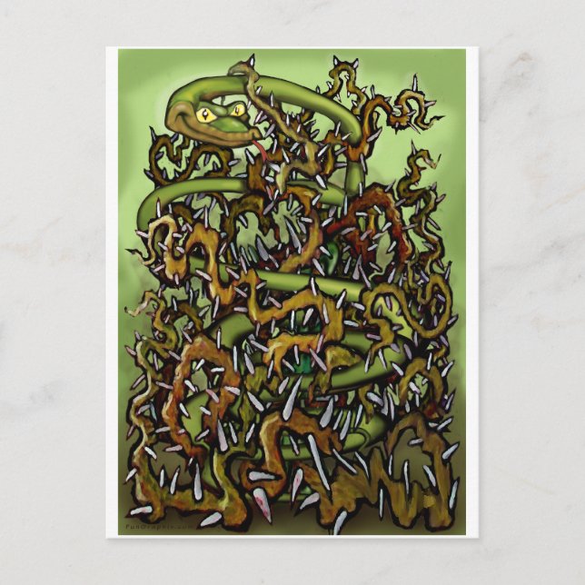 Cartão Postal Serpent Thorns (Frente)