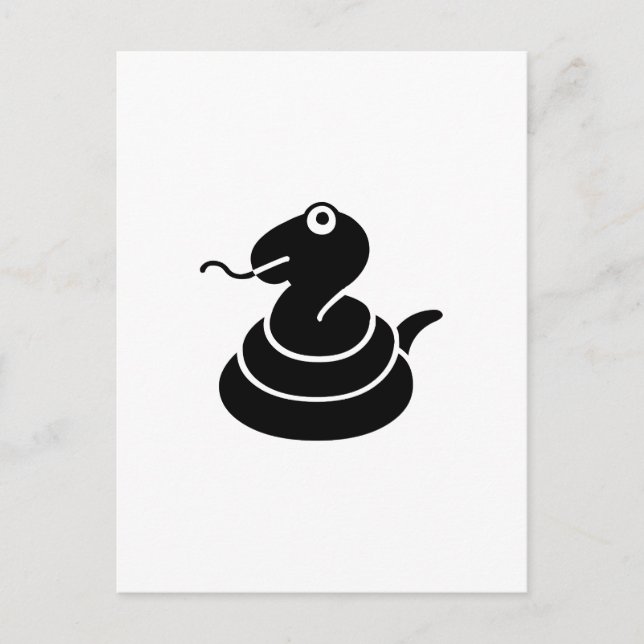 Cartão Postal serpente (Frente)