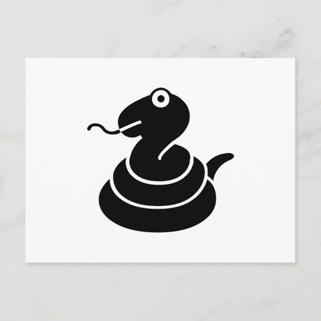 Cartão Postal Serpente (Frente)