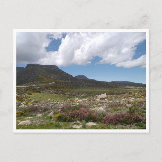 Cartão Postal Serra da Estrela (Portugal) (Frente)