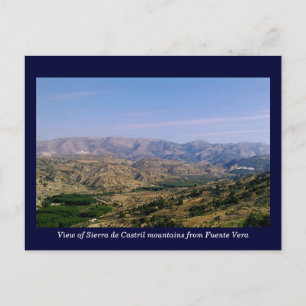 Cartão Postal Serra de Castril, Granada, Espanha