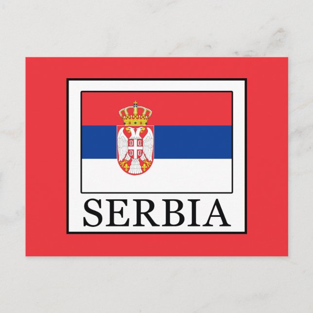 Cartão Postal Sérvia (Frente)