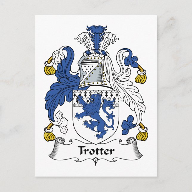 Cartão Postal Serviço da Família Trotter (Frente)