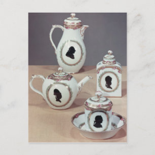 Cartão Postal Serviço de chá Meissen